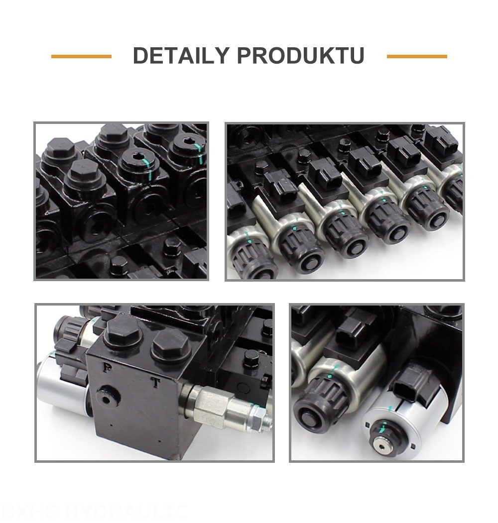 HDCF50 Solenoidový Šoupátko 6 Ovládací ventil solenoidu