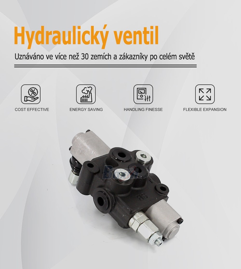 HS45-FZJ Ruční 1 cívka Monoblokový směrový ventil