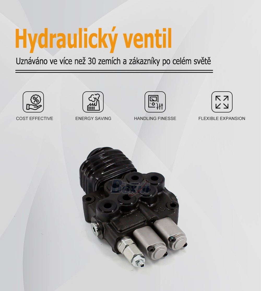 HS45 Joystick 2 cívky Monoblokový směrový ventil