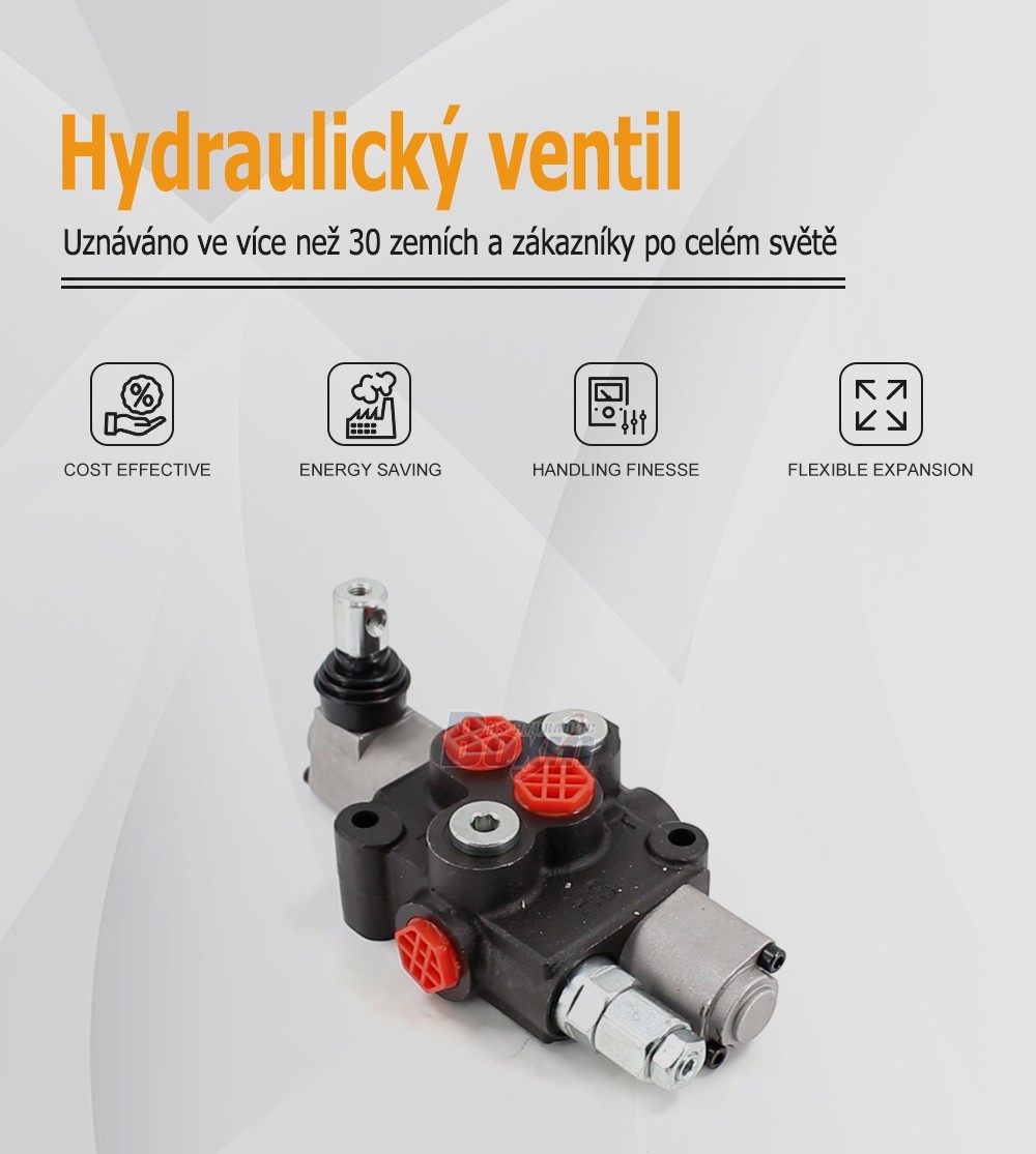 HS45 Ruční 1 cívka Monoblokový směrový ventil