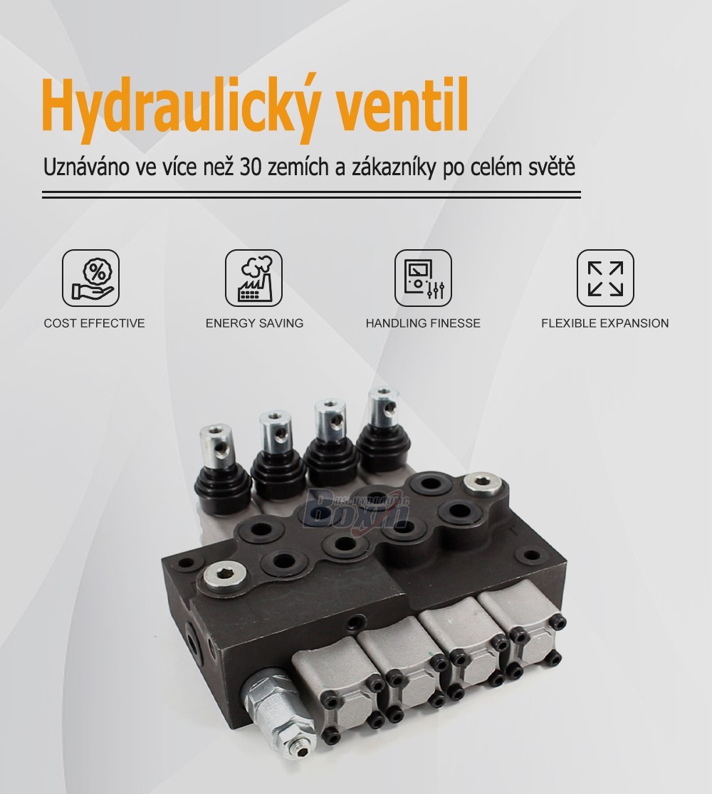 HS45 Ruční 4 cívky Monoblokový směrový ventil
