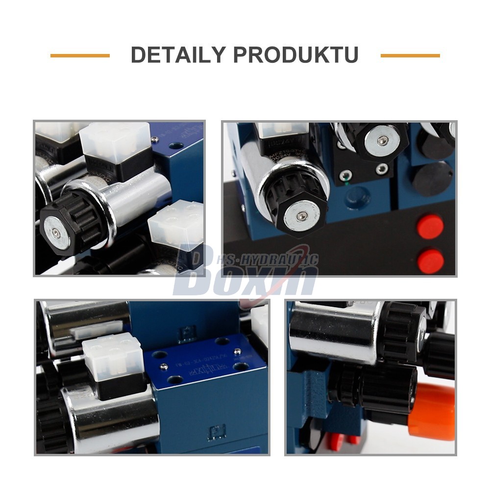 HSBS06-3 Solenoidový 3 cívky Ovládací ventil solenoidu