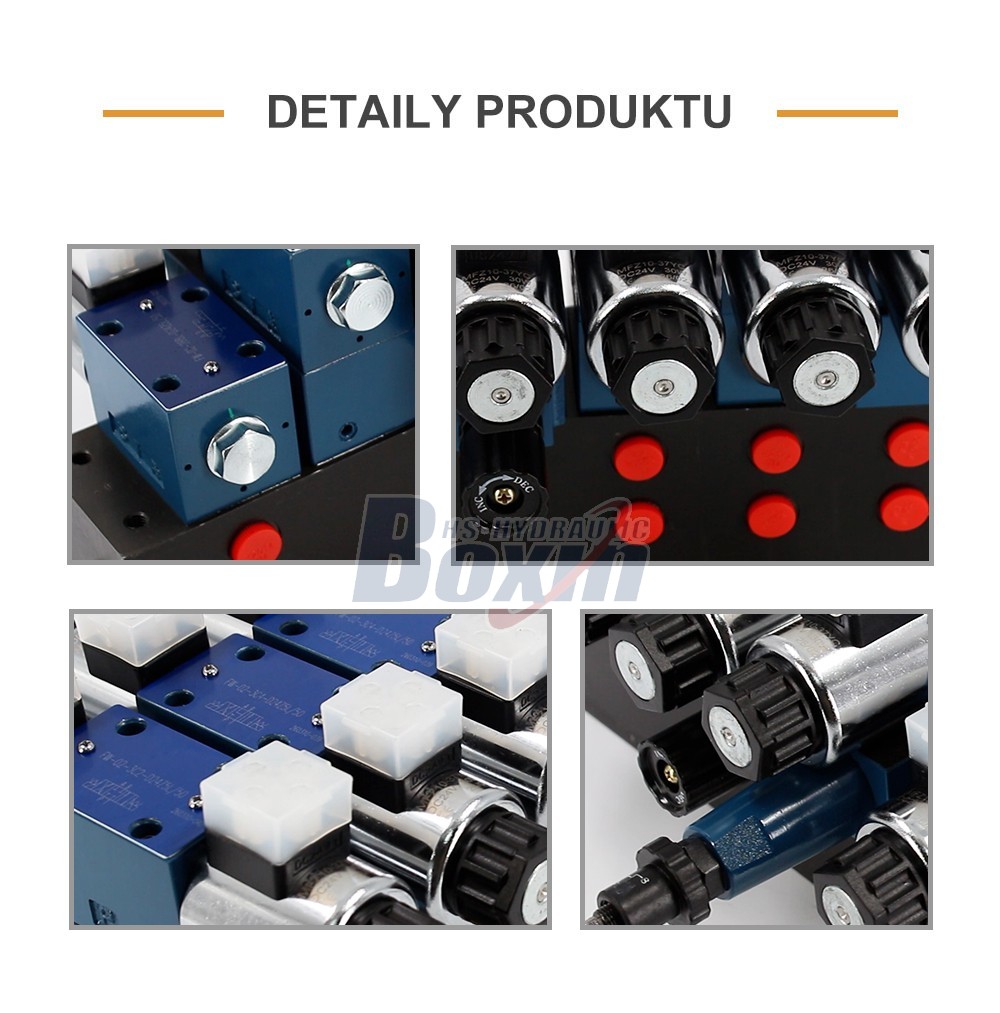 HSBS06-6 Solenoidový 6 cívek Ovládací ventil solenoidu