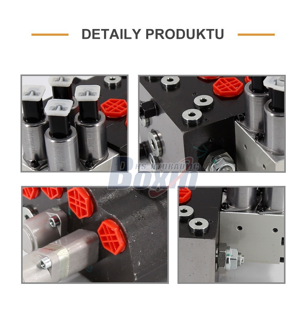 Custom OEM ODM Services for HSDPX100DY-2 Electro-hydraulic 2 Spool Sectional Directional Valve Manufacturing