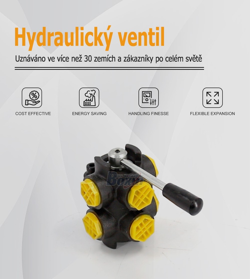 HSDV33-2 Ruční 1 cívka Průtokový dělicí ventil