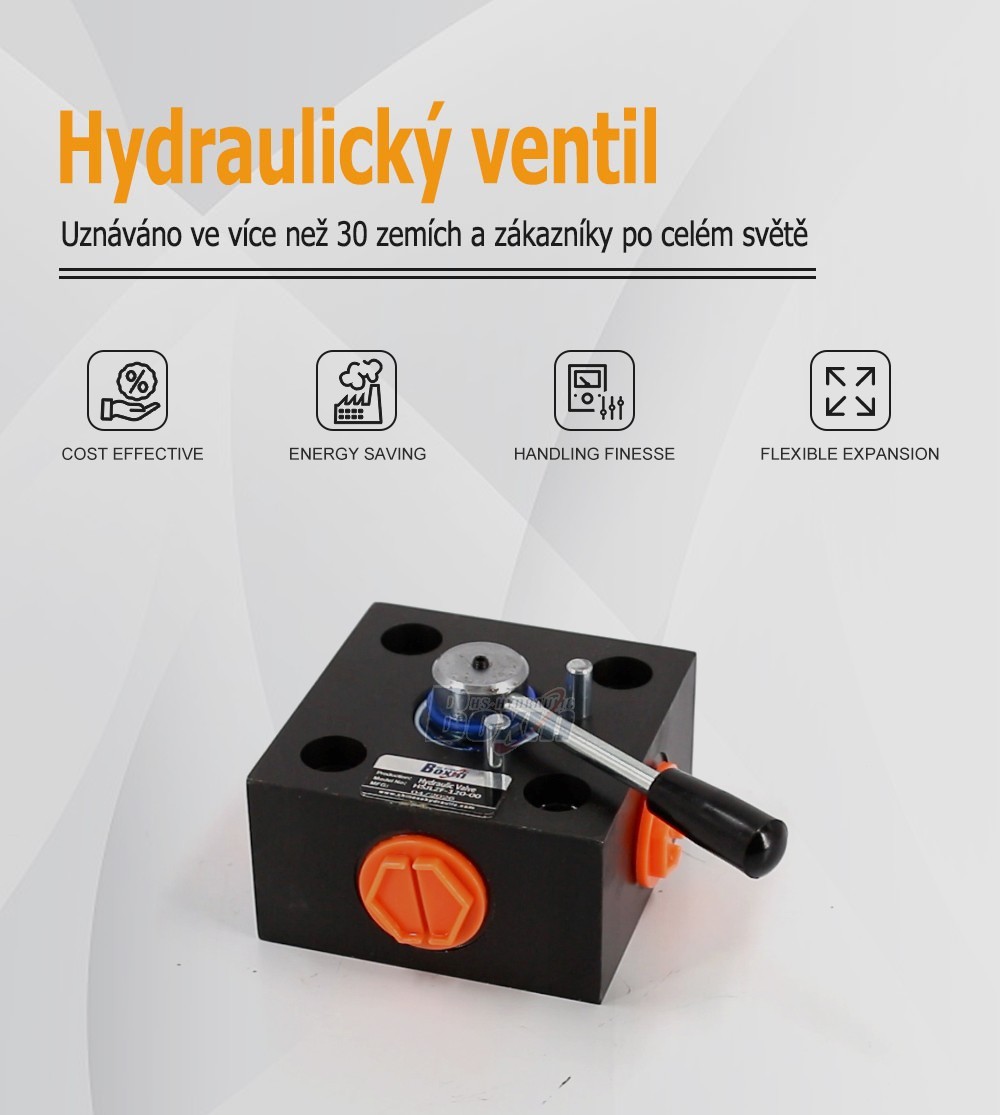 HSJLZF-120 Ruční 1 cívka Průtokový dělicí ventil