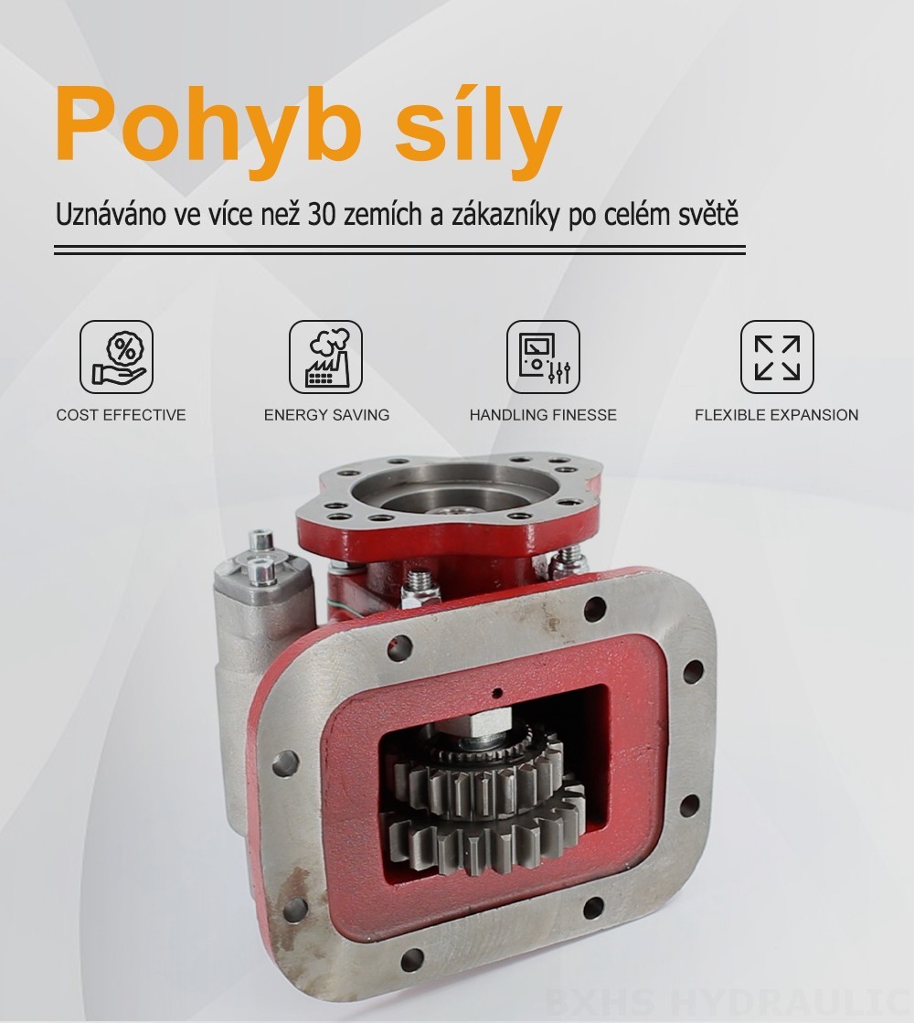 HSMA-08PTOF 8 šroubů Vývodový hřídel