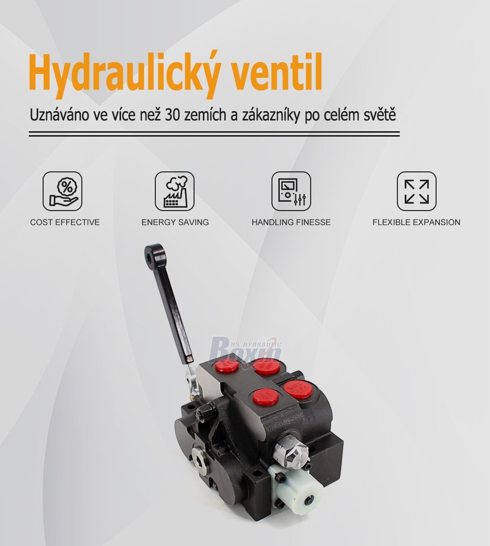 HSV20 Ruční 1 cívka Sekční směrový ventil