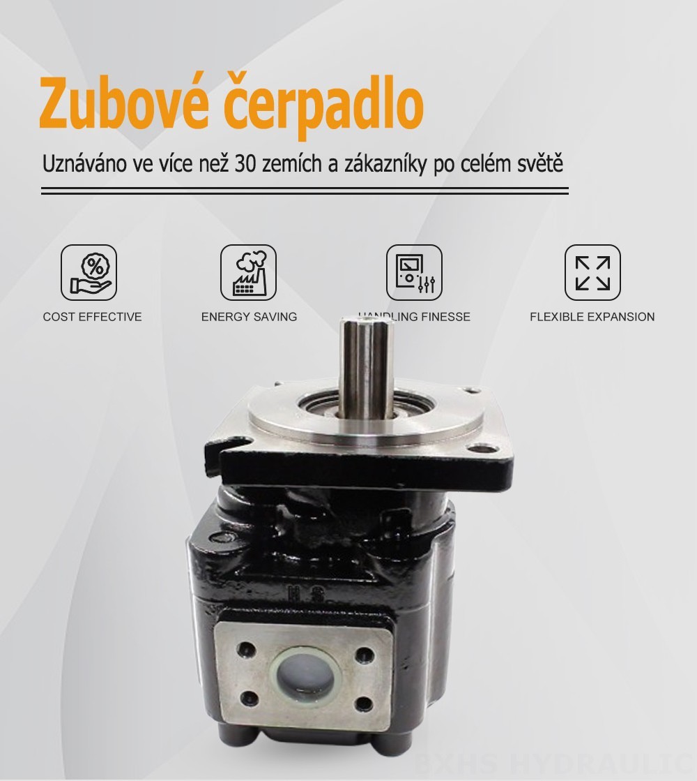 JHP2063 63 cc/otáčku Hydraulické čerpadlo s ozubenými koly