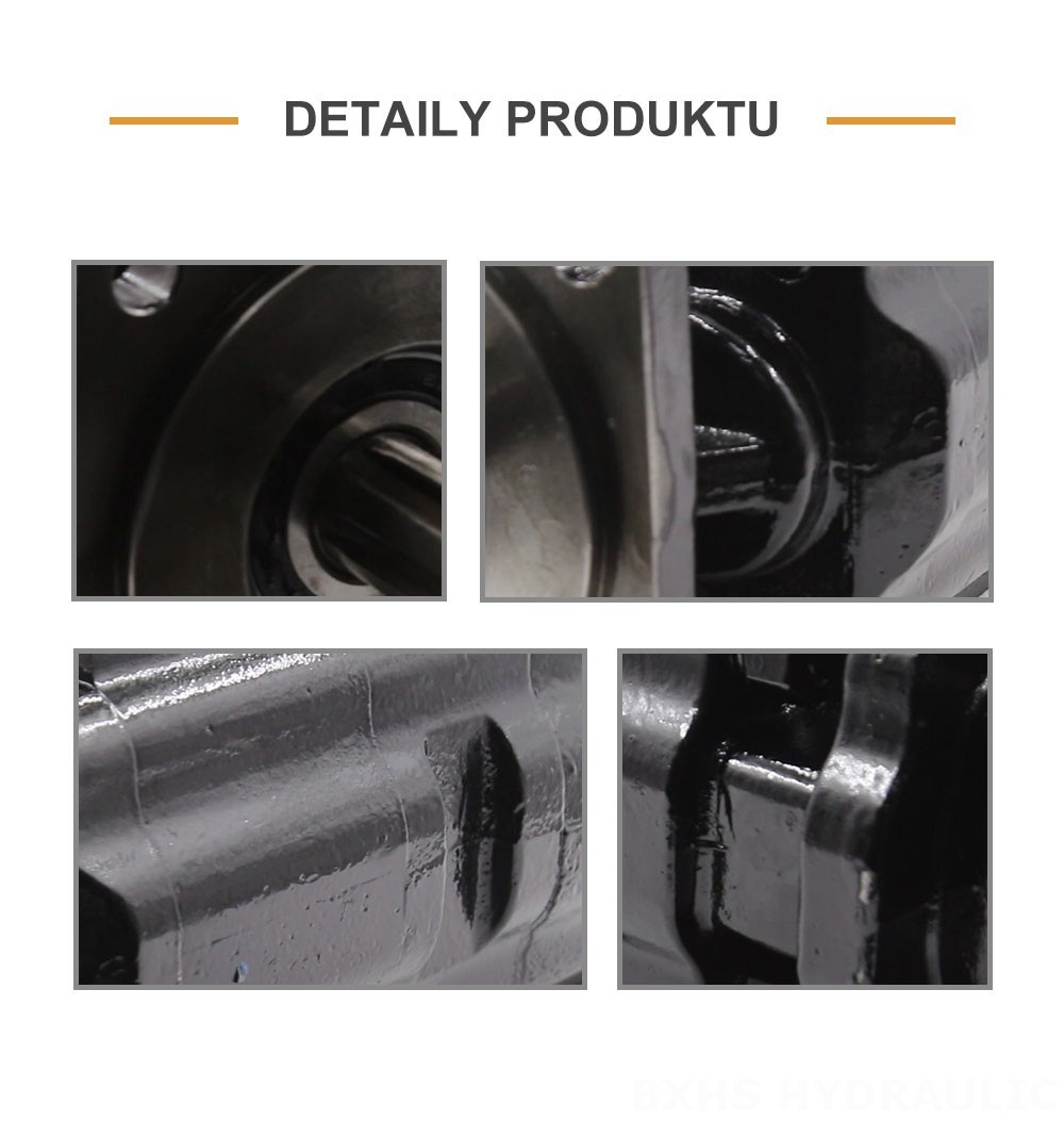 JHP2080-2080-1016 80 cc/otáčku Hydraulické čerpadlo s ozubenými koly