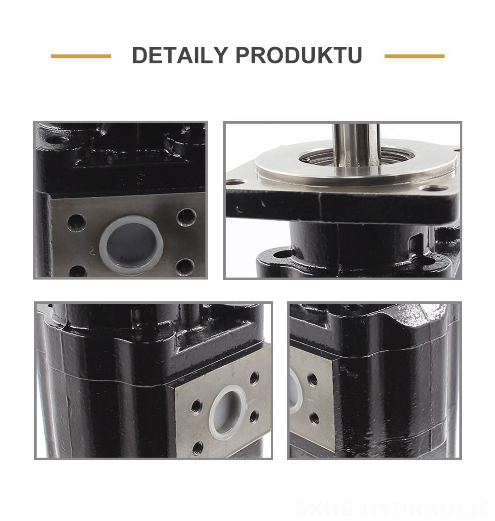 JHP2080-2080 80 cc/otáčku Hydraulické čerpadlo s ozubenými koly