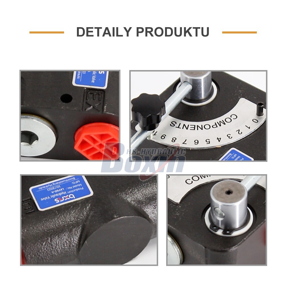 LKF60-WAQF Hydraulický 1 cívka Regulační průtokový ventil