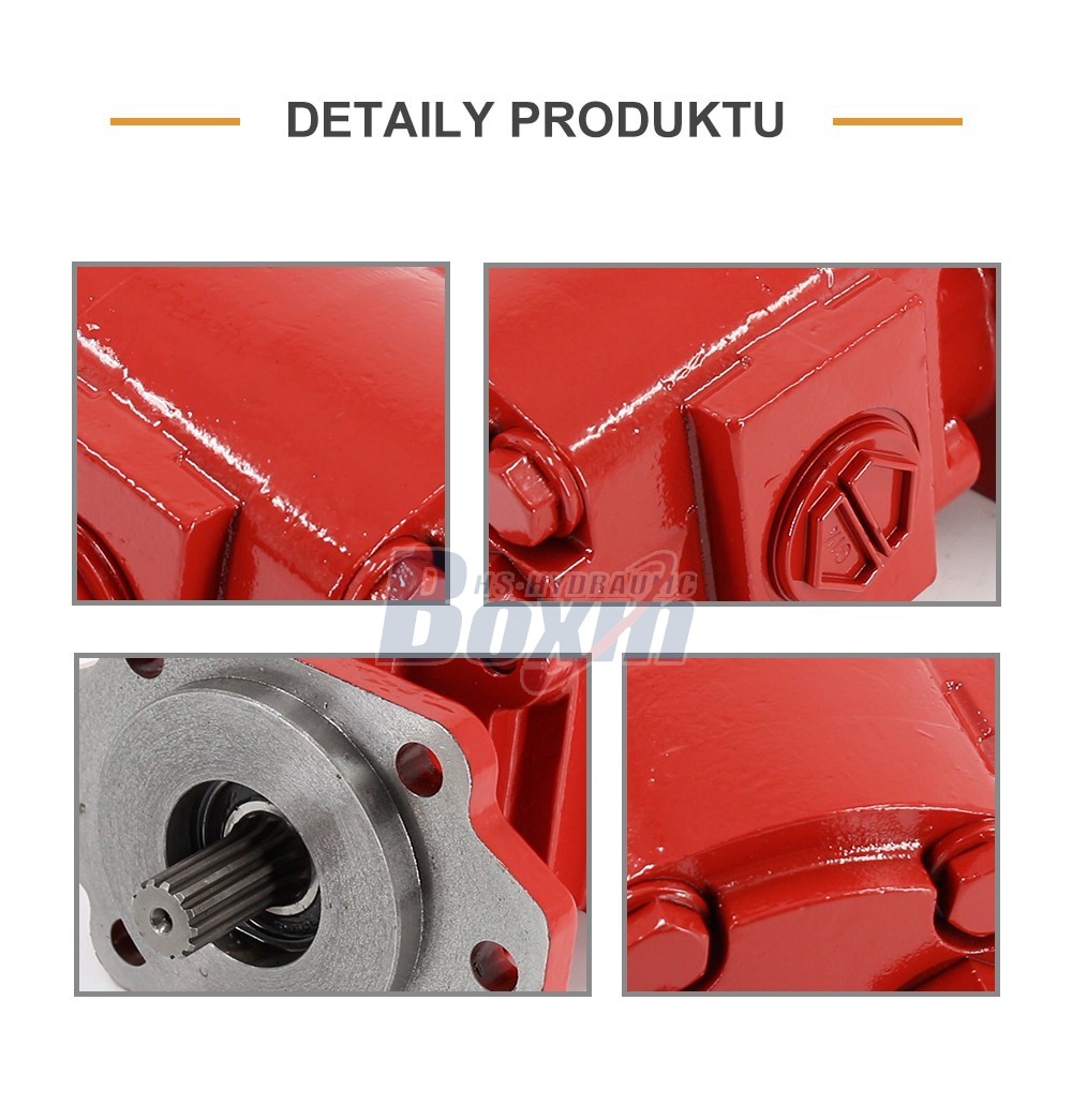 OEM ODM Custom Service for P21A646JEAL20-25-H 64.6 cc/rev Hydraulic Gear Pump Manufacturing
