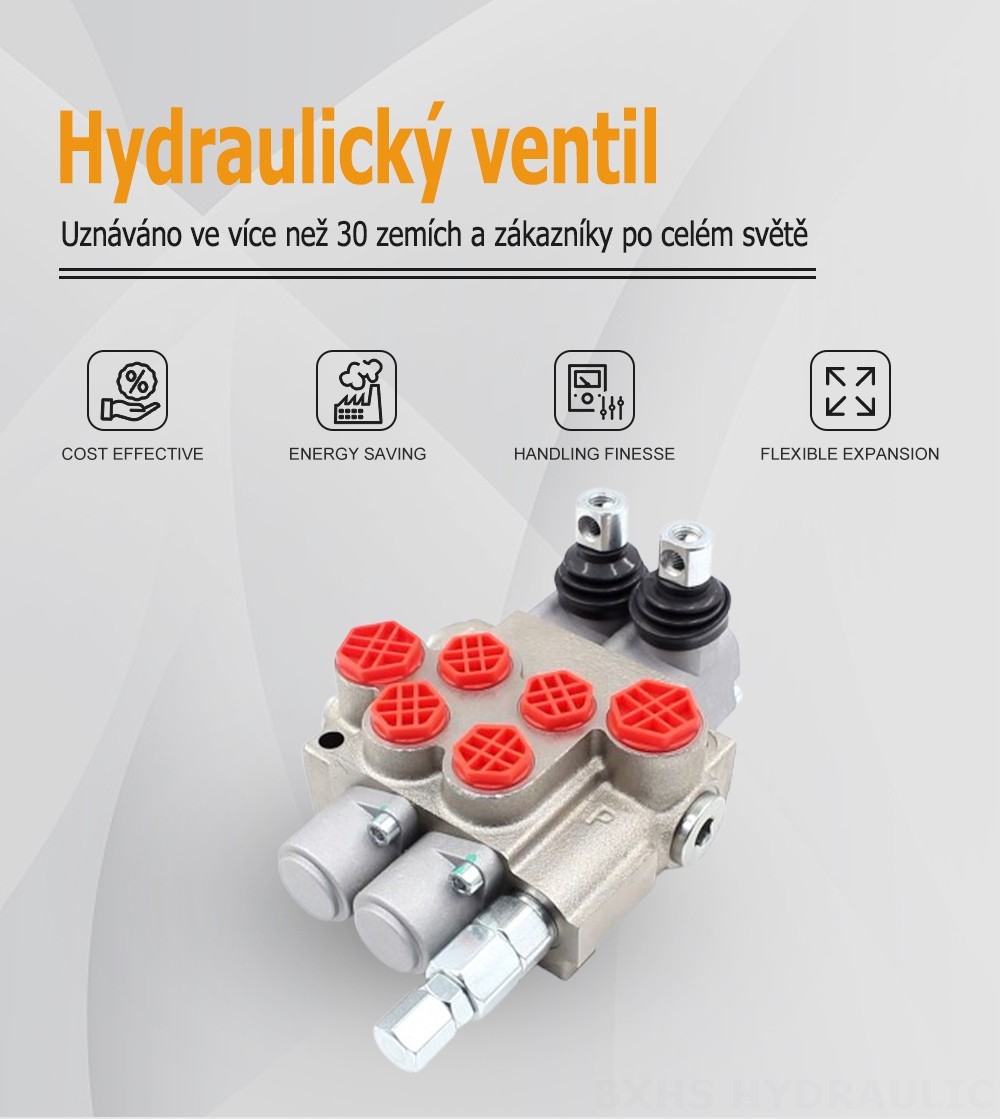 P40-XNHJ Ruční Šoupátko 2 Monoblokový směrový ventil