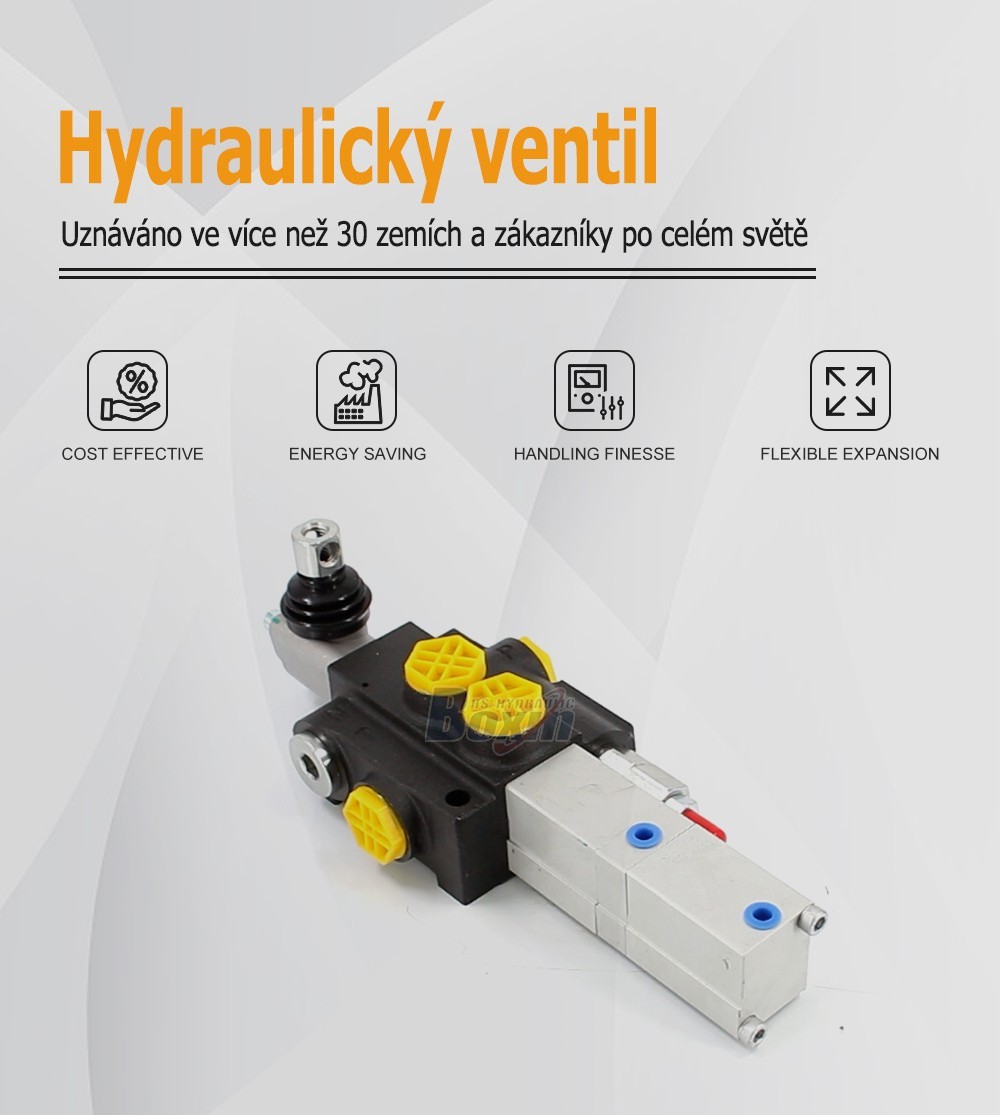 P40Q-OT Pneumatický 1 cívka Monoblokový směrový ventil