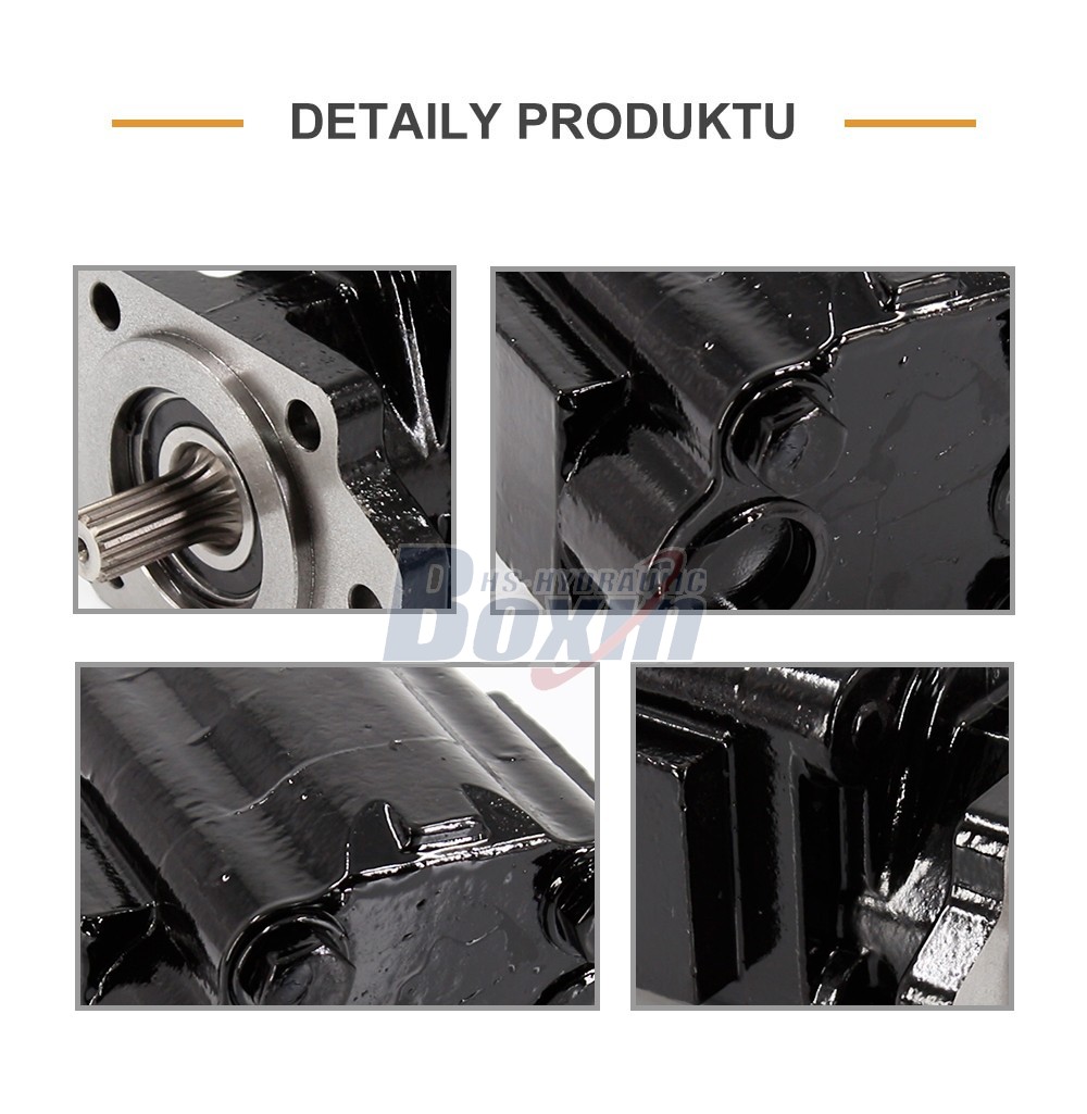 P51A646TEYR25-25 104,5 cm³/ot 16 MP (2320 psi) Hydraulické čerpadlo s ozubenými koly