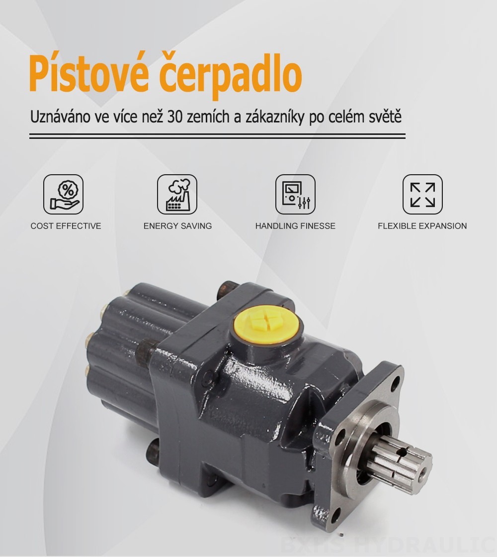 P9-80-H 80 cc/otáčku 20 MP (2900 psi) Hydraulické pístové čerpadlo