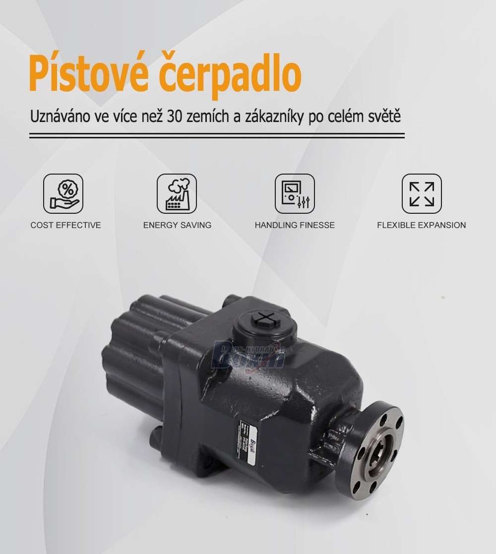 P9-80SK 80 cm³/ot. 25 MP (3625 psi) Hydraulické pístové čerpadlo