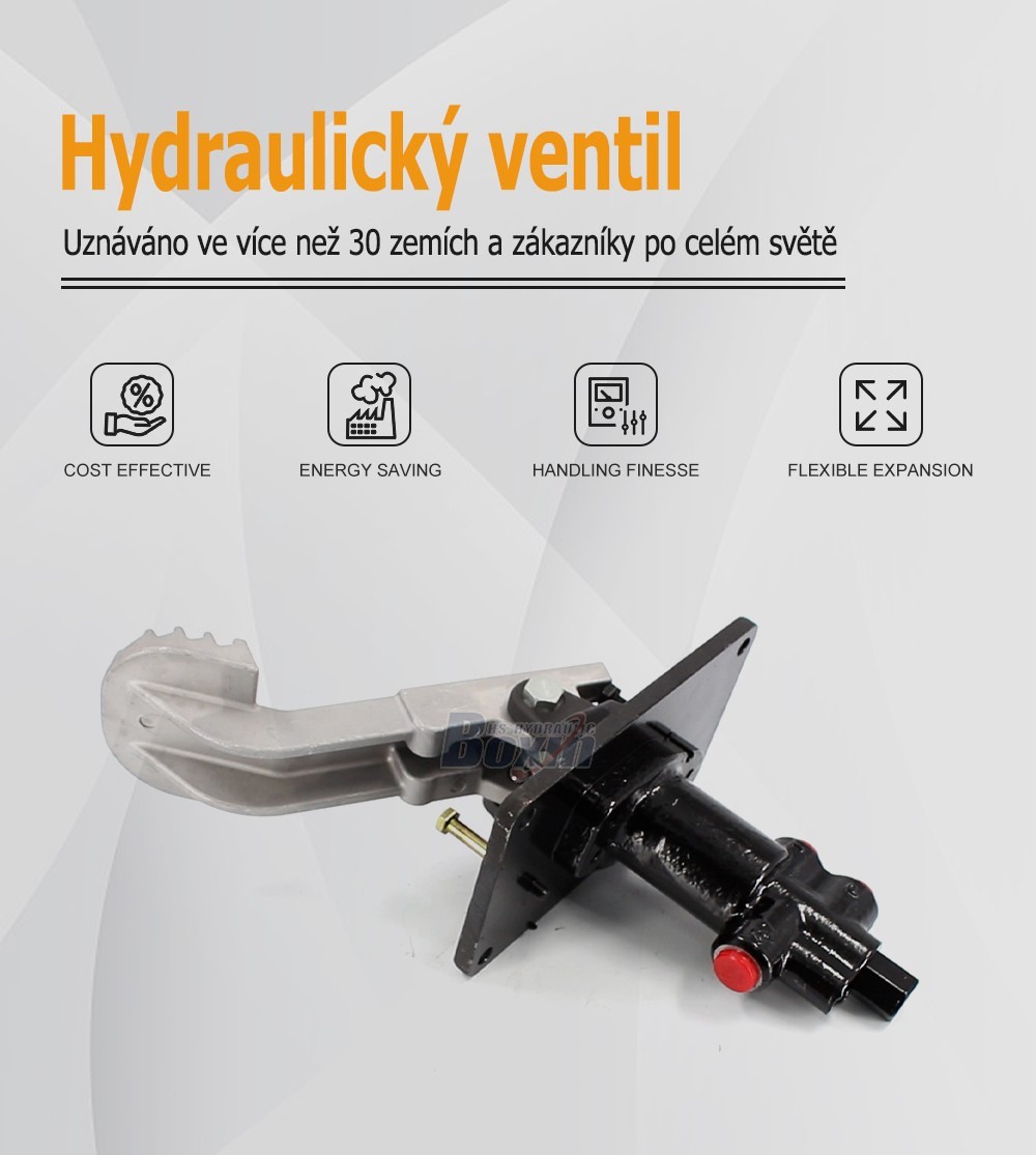 PDF12-00-10 Ruční 1 cívka Hydraulický řídicí ventil