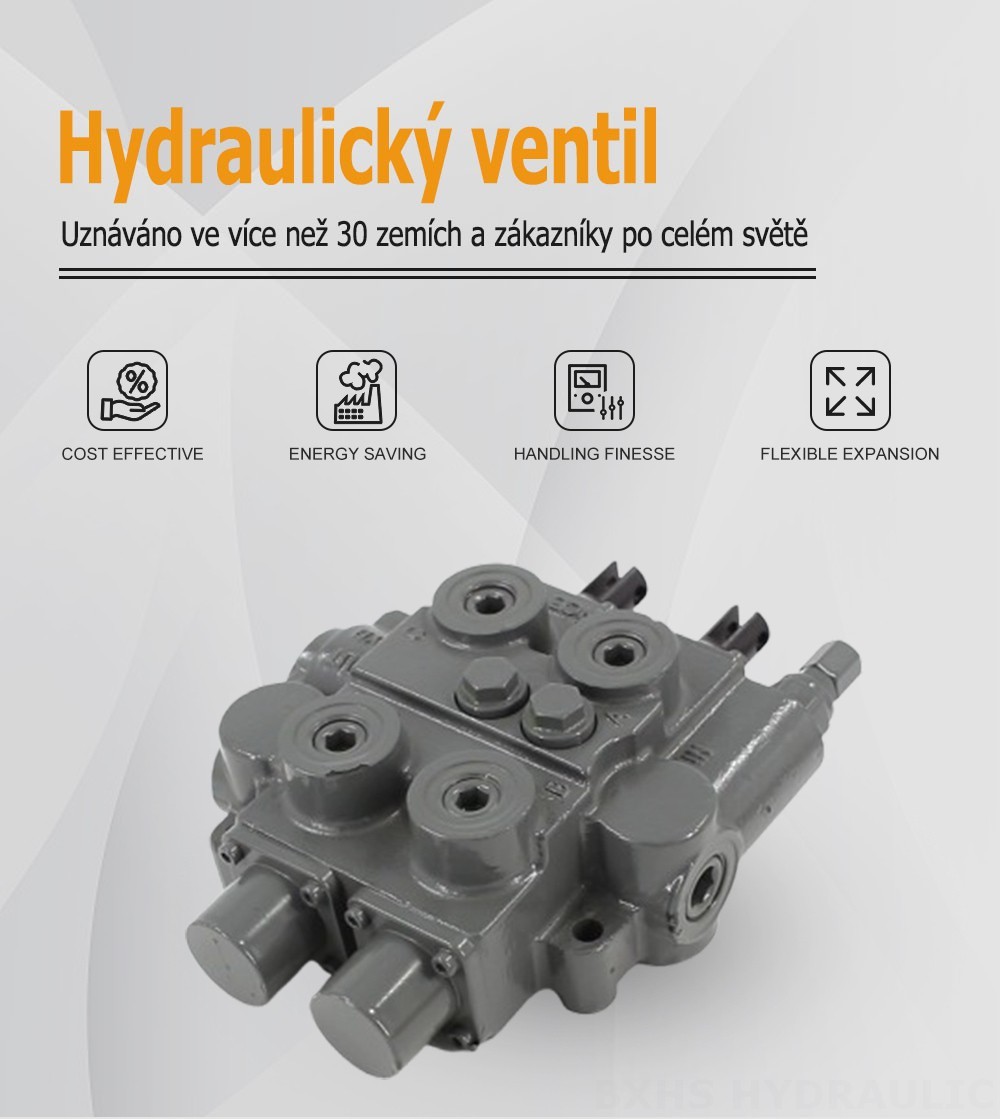 RD5200-H Ruční Šoupátko 2 Hydraulický regulační ventil