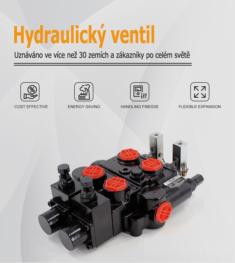RD5200-OU2 Ruční Šoupátko 2 Hydraulický regulační ventil