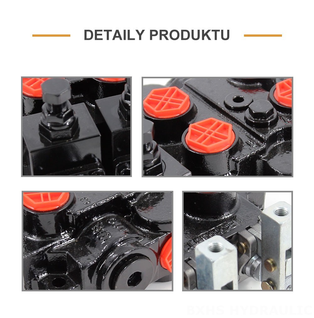 RD5200-OU2 Ruční Šoupátko 2 Hydraulický regulační ventil