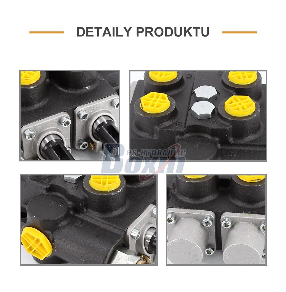 High Performance RD5200NPT-2OT 2 Spool Directional Control Valve