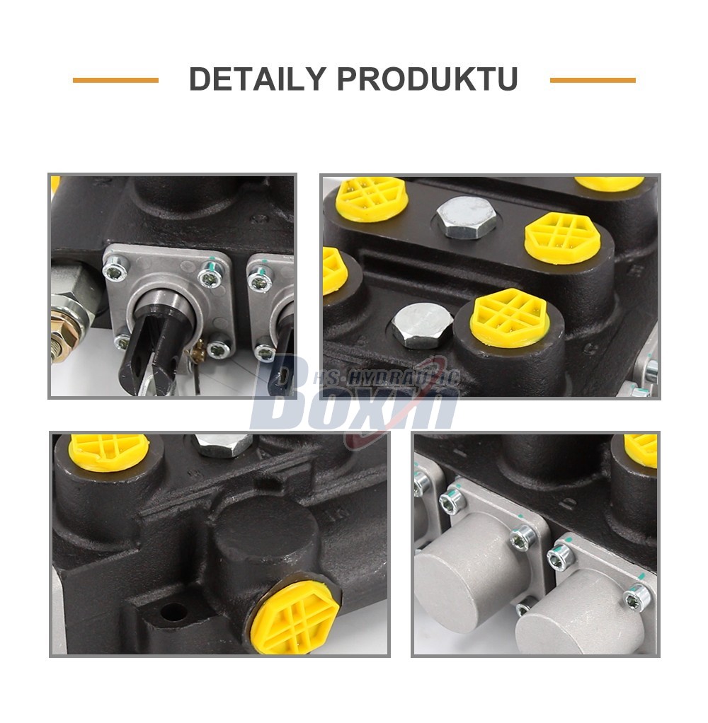 Durable RD5300NPT-3OT 3 Spool Manual Hydraulic Control Valve Supply