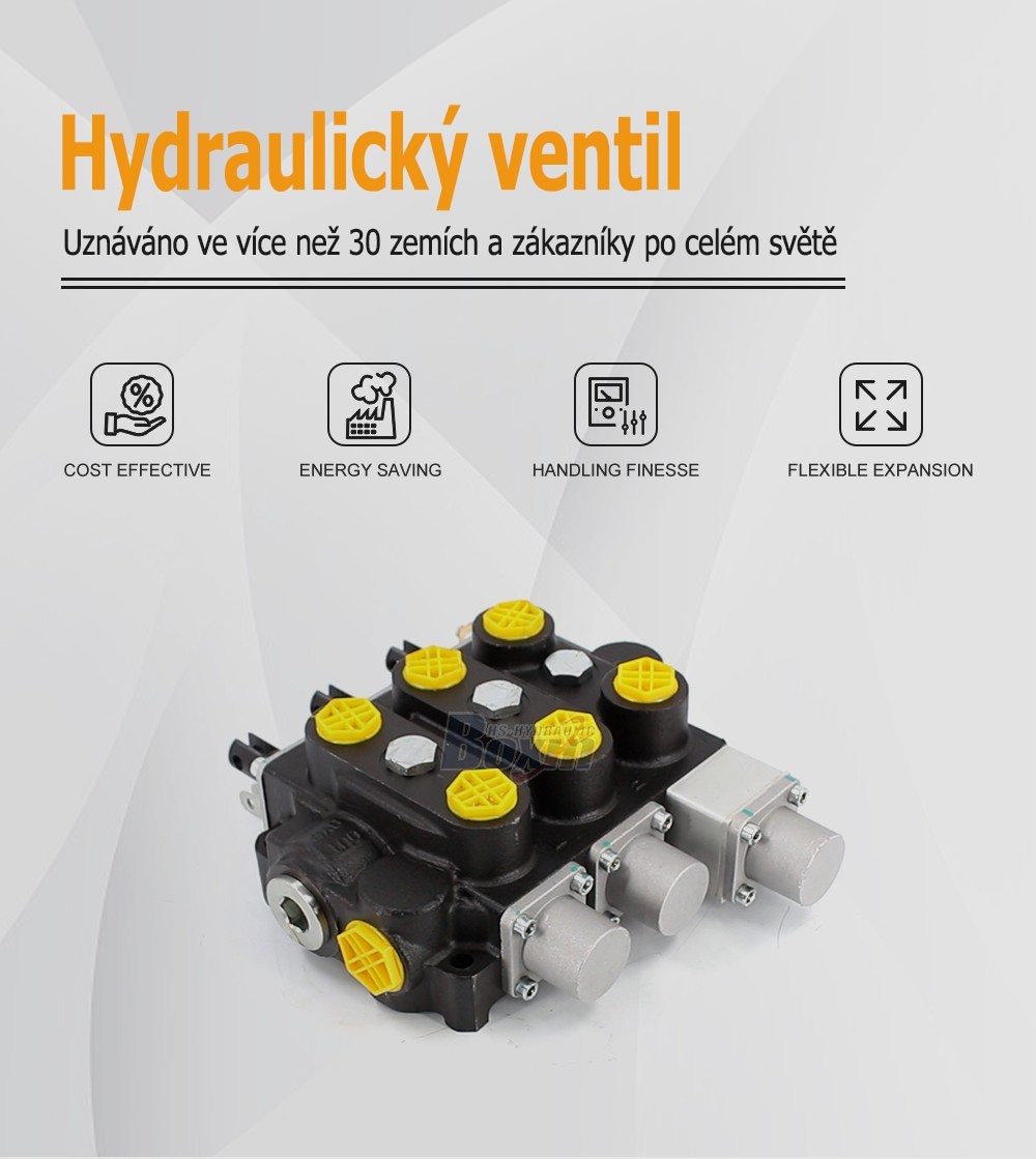 Wholesale Price RD5300NPT-QTW-2OT 3 Spool Hydraulic Valve from Manufacturer