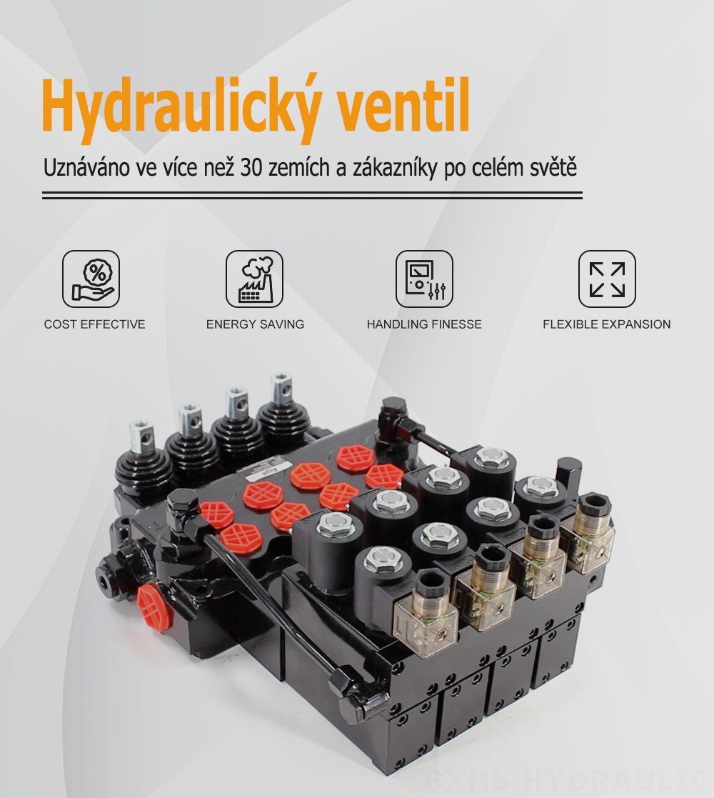 SD11-PG2 Elektrohydraulický Šoupátko 4 Monoblokový směrový ventil