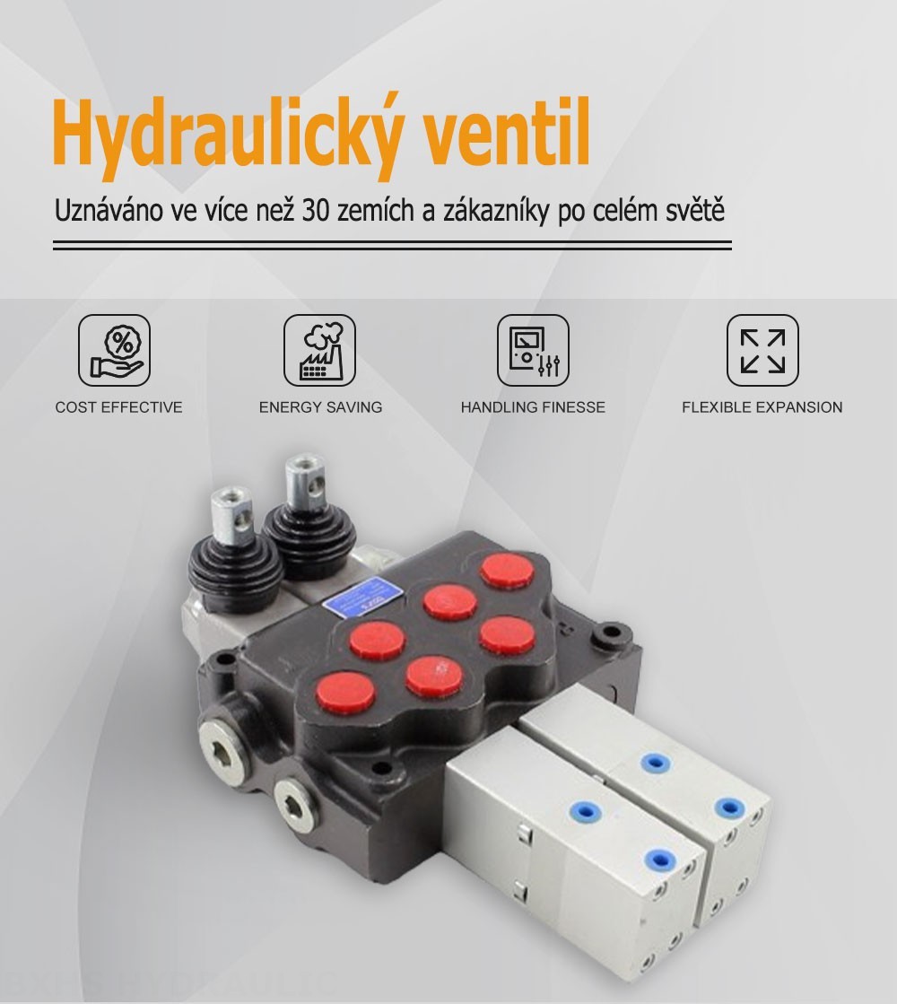 SD11 Pneumatický Šoupátko 2 Monoblockový směrový ventil