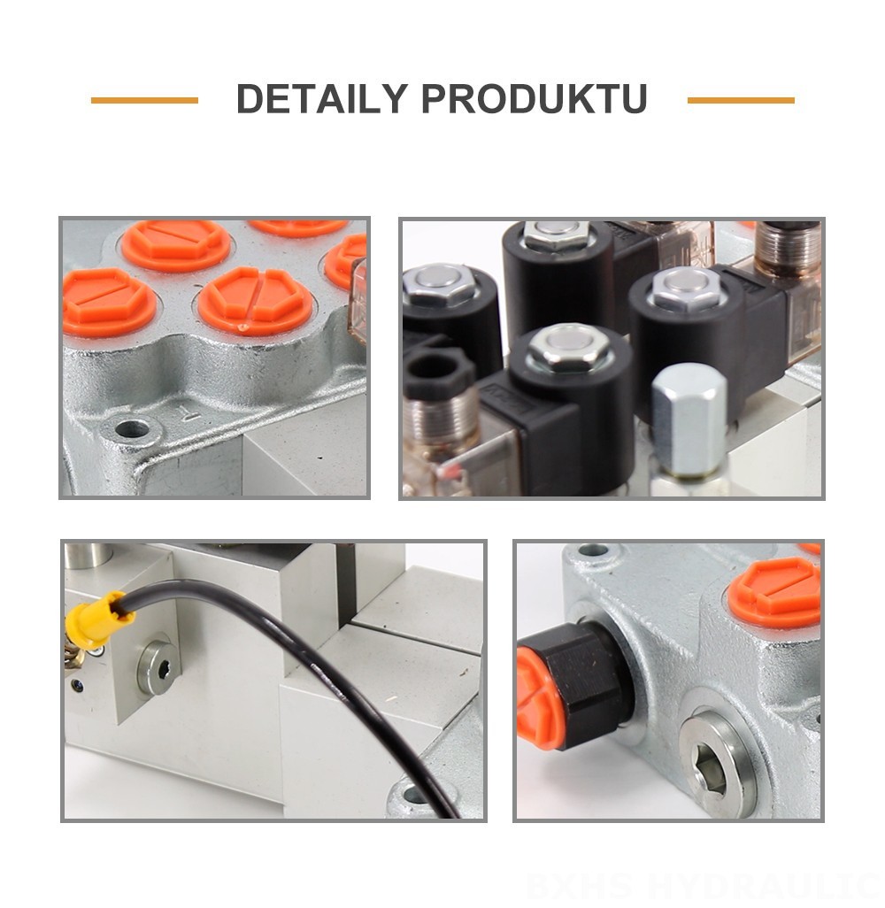 SD18 Elektrický Šoupátko 2 Monoblokový směrový ventil