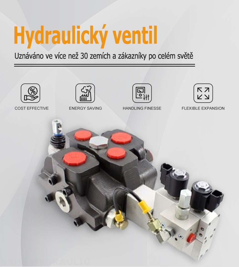 SD25 Elektrohydraulický Šoupátko 1 Sekční směrový ventil