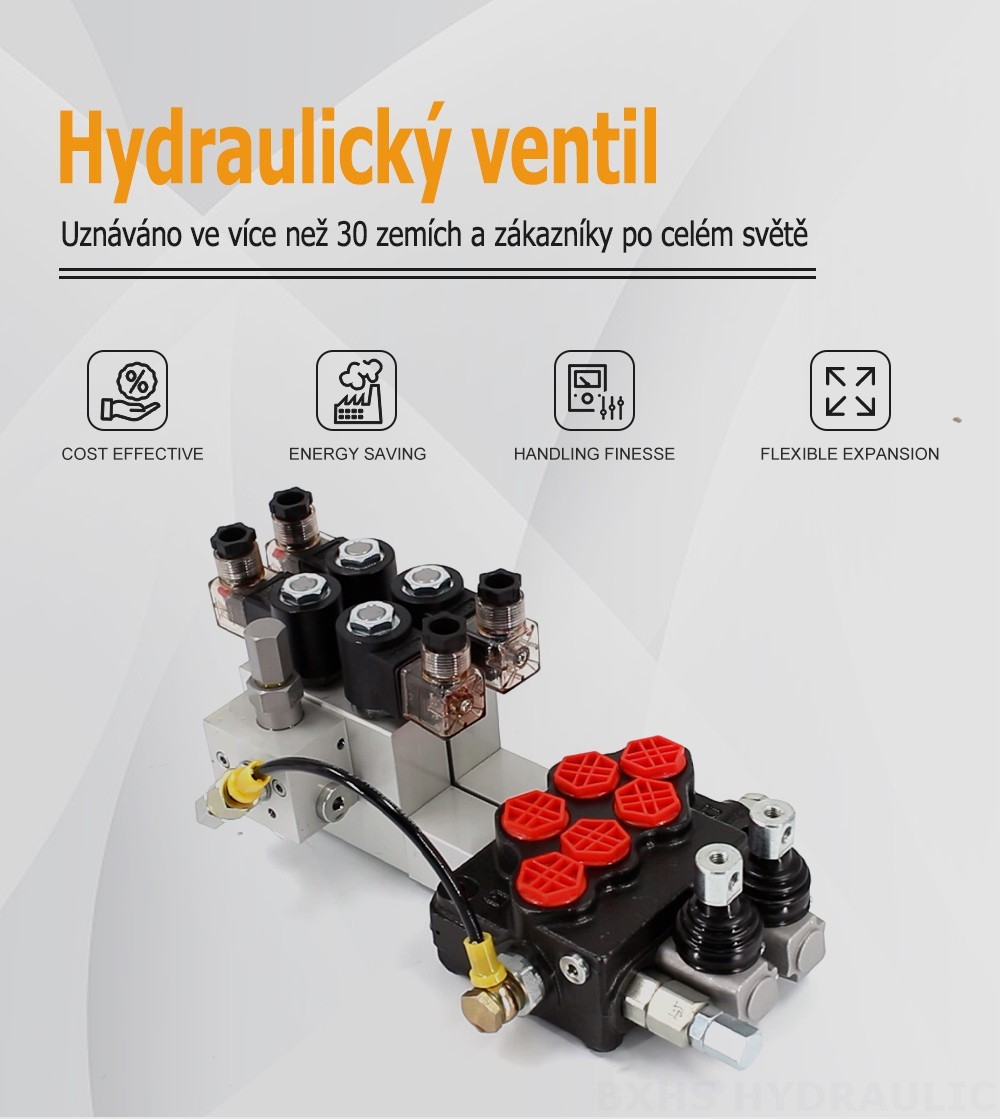 SD5 Elektrohydraulický Šoupátko 2 Monoblokový směrový ventil