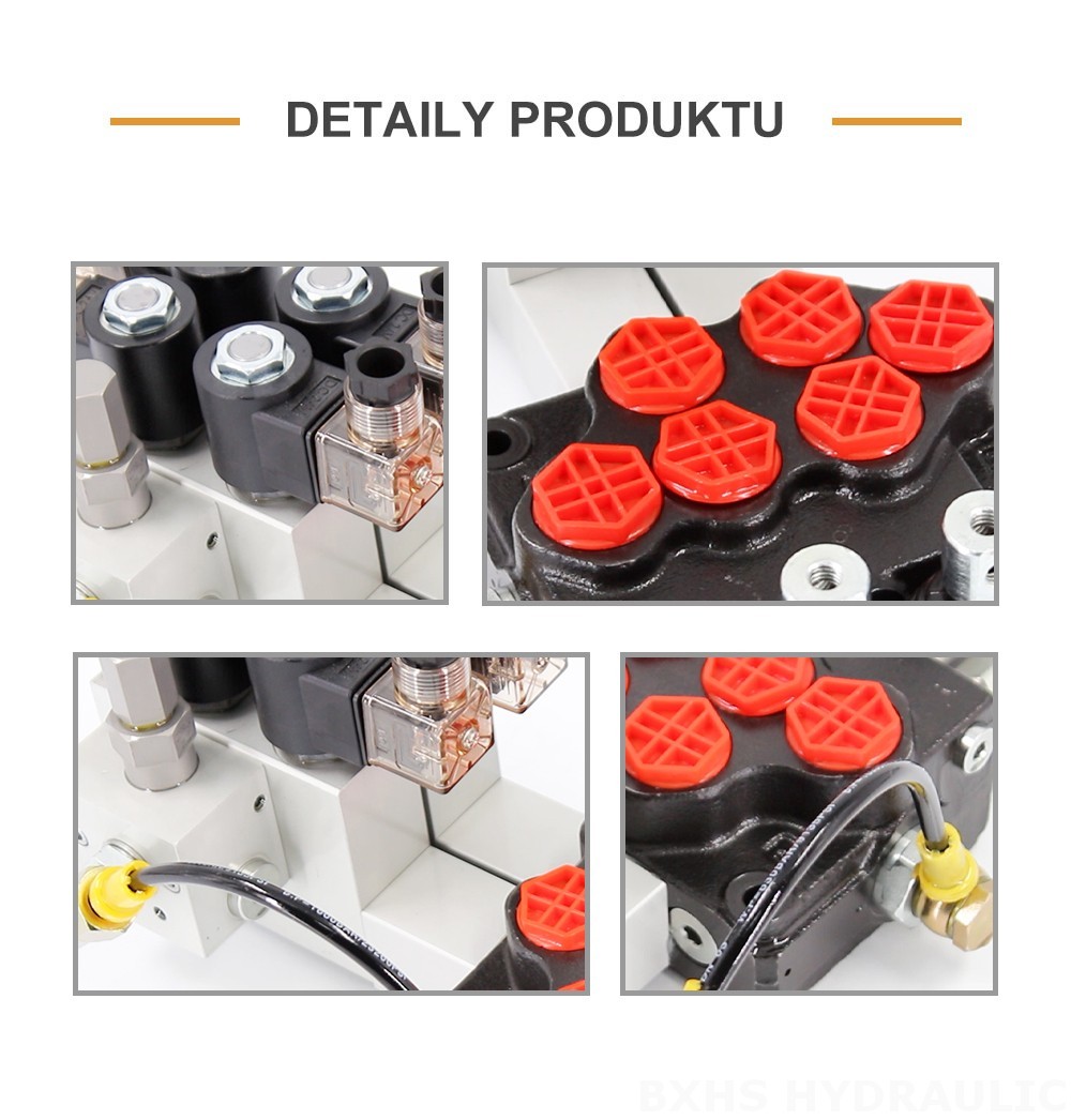 SD5 Elektrohydraulický Šoupátko 2 Monoblokový směrový ventil