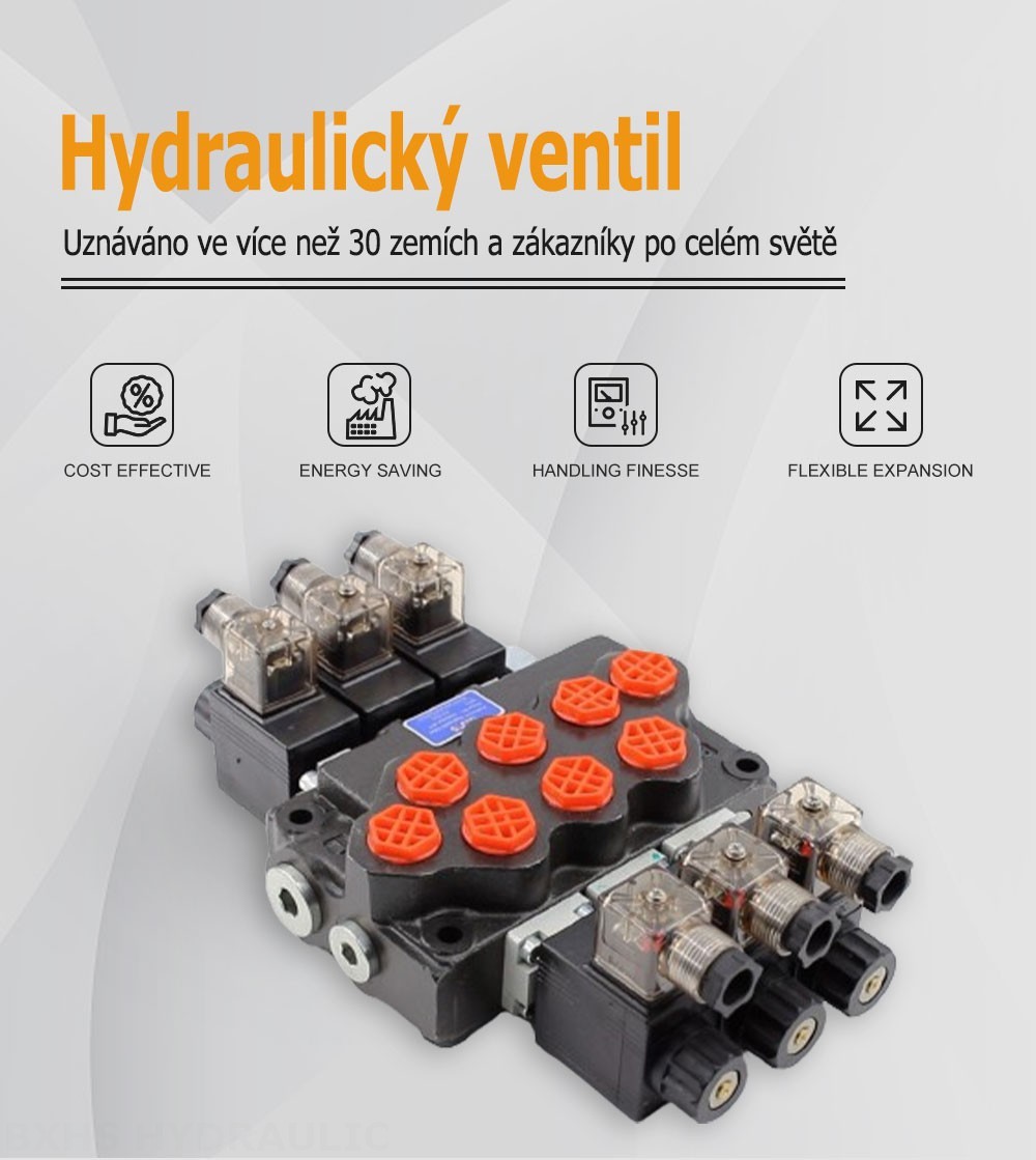 SD5 Solenoidový Šoupátko 3 Monoblockový směrový ventil