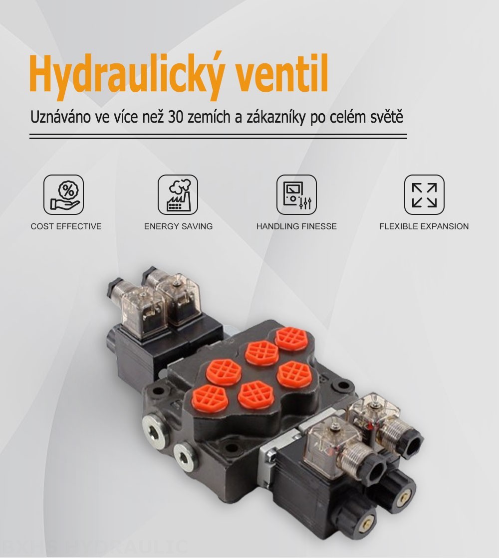 SD5 Solenoidový Šoupátko 2 Monoblockový směrový ventil