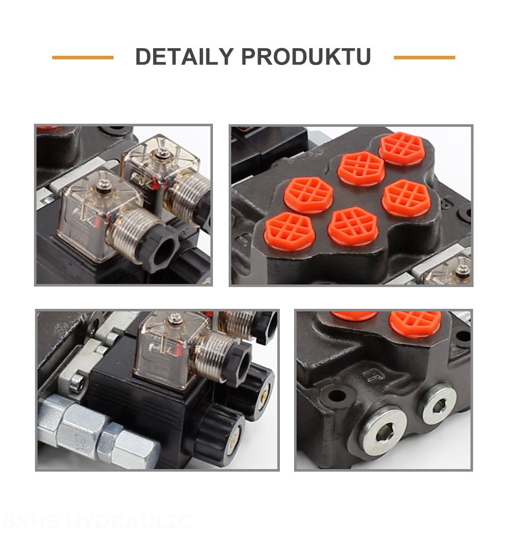 SD5 Solenoidový Šoupátko 2 Monoblockový směrový ventil