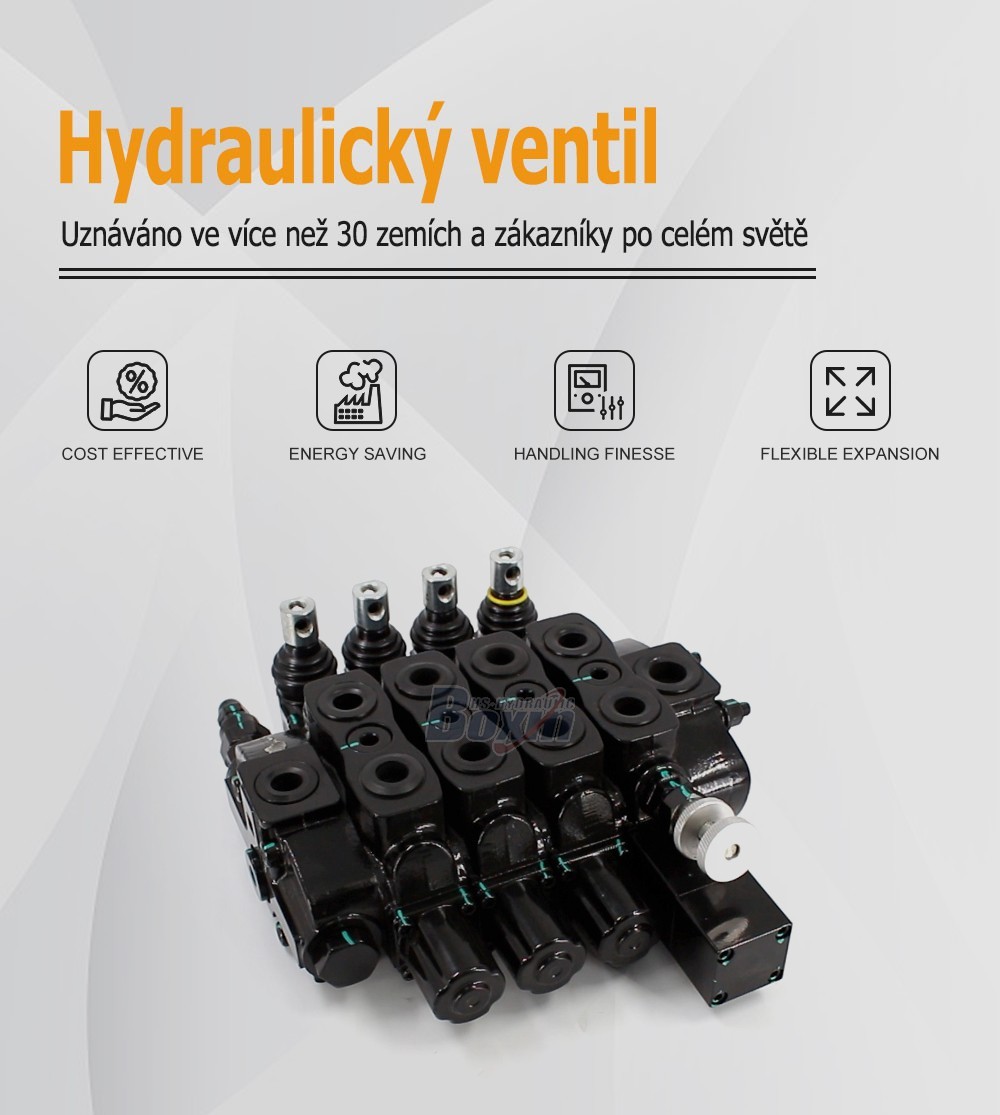 SD8-OTAMW Ruční 4 cívky Sekční směrový ventil