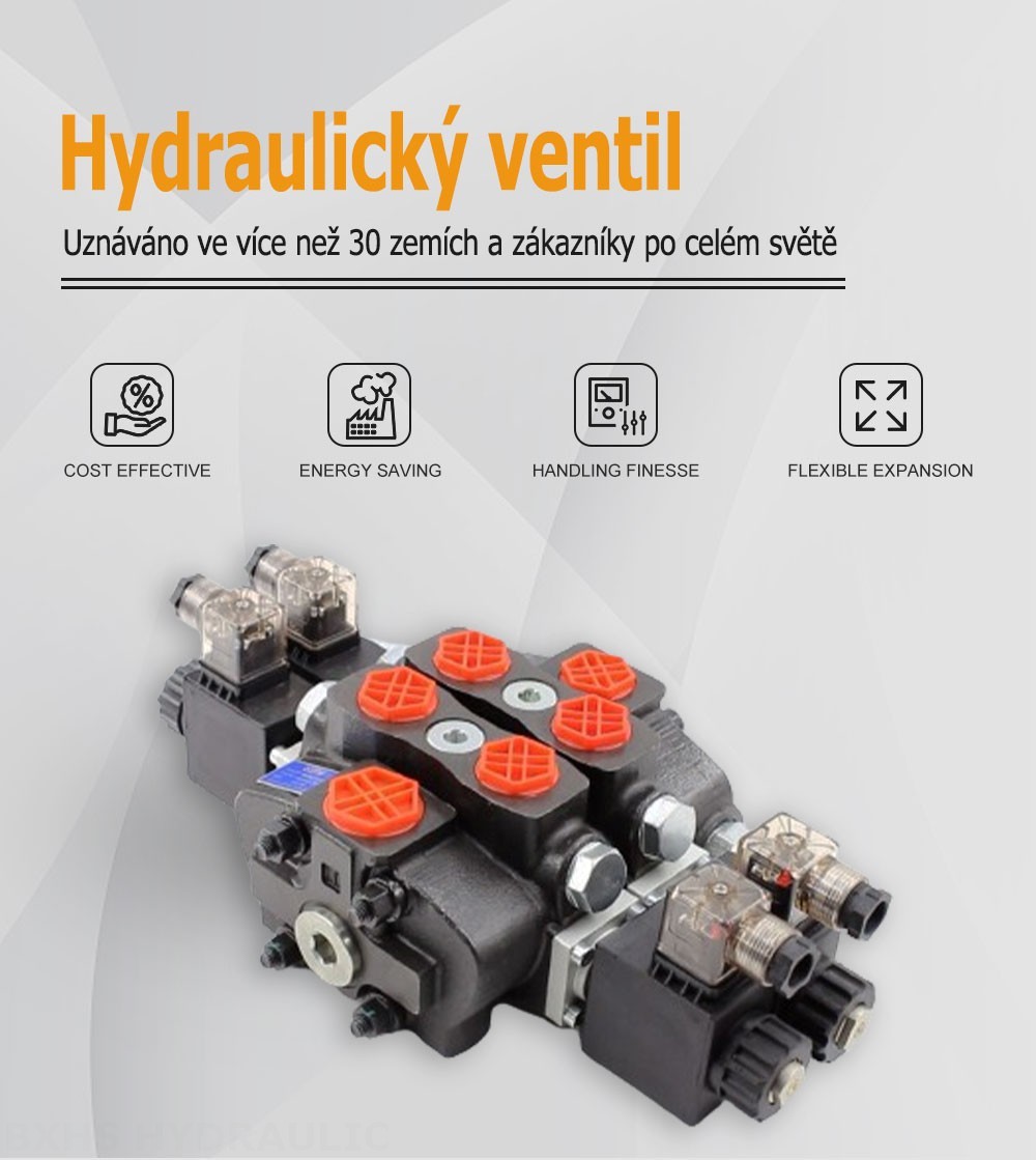 SD8 Solenoidový Šoupátko 2 Sekční směrový ventil