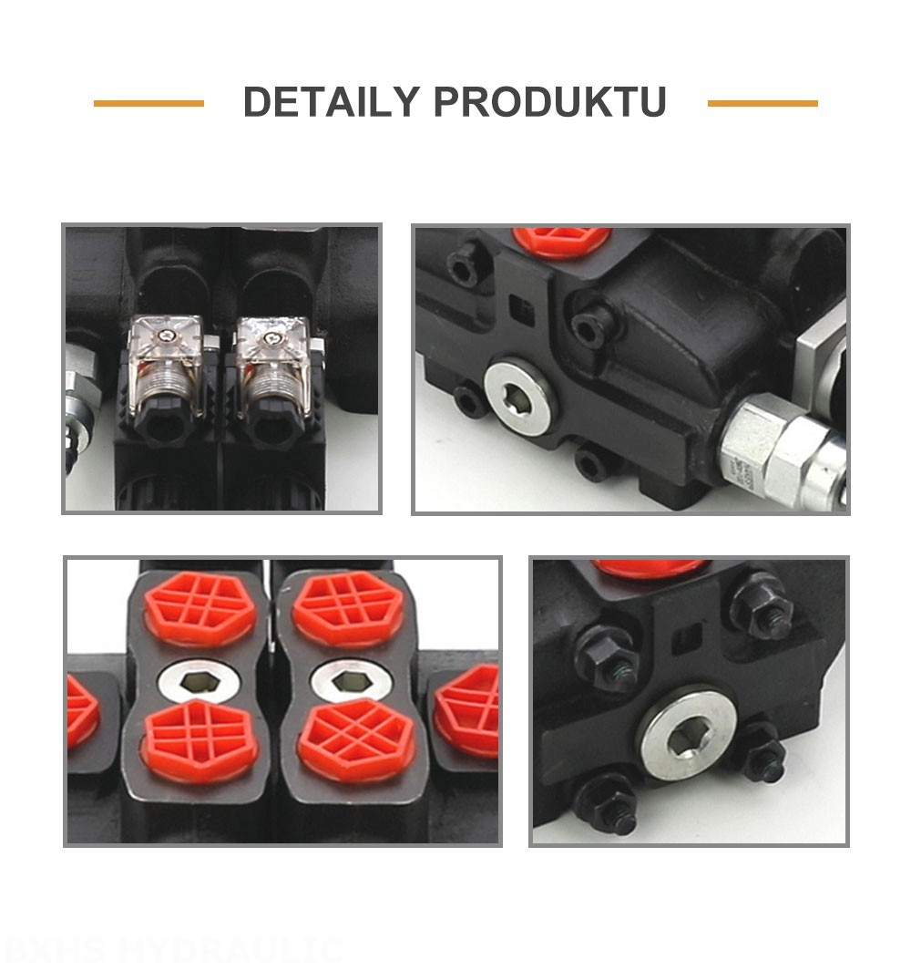 SD8 Solenoidový Šoupátko 2 Sekční směrový ventil