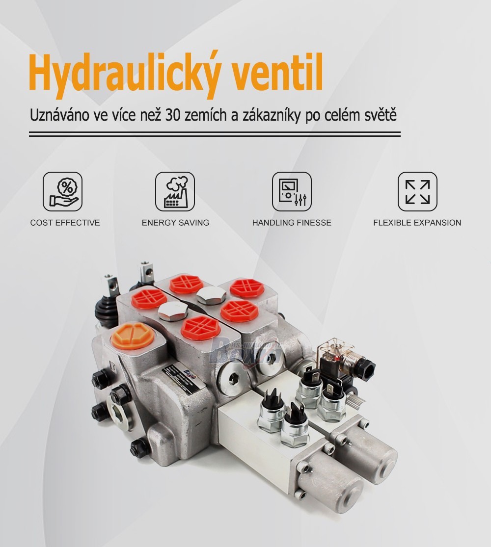 SDS180-PG2-2OTDD Ruční 2 cívky Sekční směrový ventil