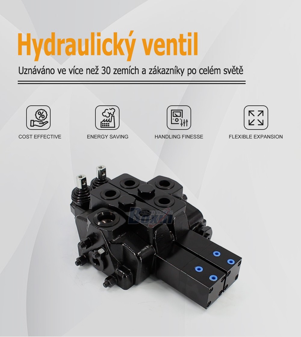 Reliable SDS180Q Pneumatic Manual 2 Spool Valve for Construction Machinery