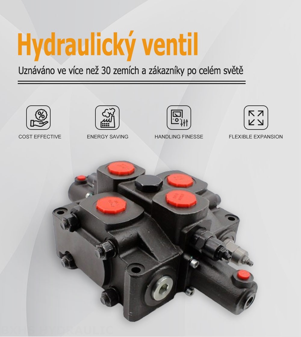 SDS380 Hydraulický Šoupátko 1 Sekční směrový ventil