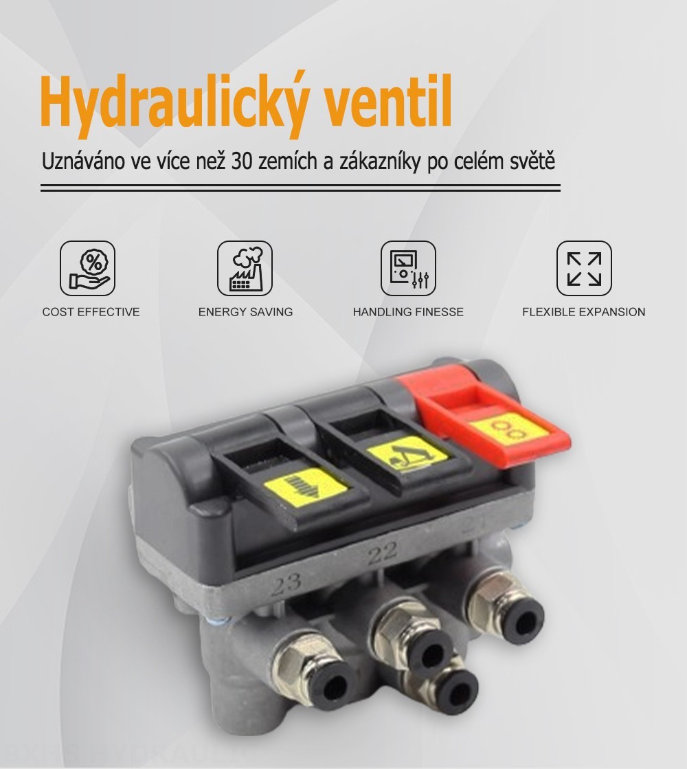 TC-4-TFLF Pneumatický Šoupátko 1 Hydraulický regulační ventil