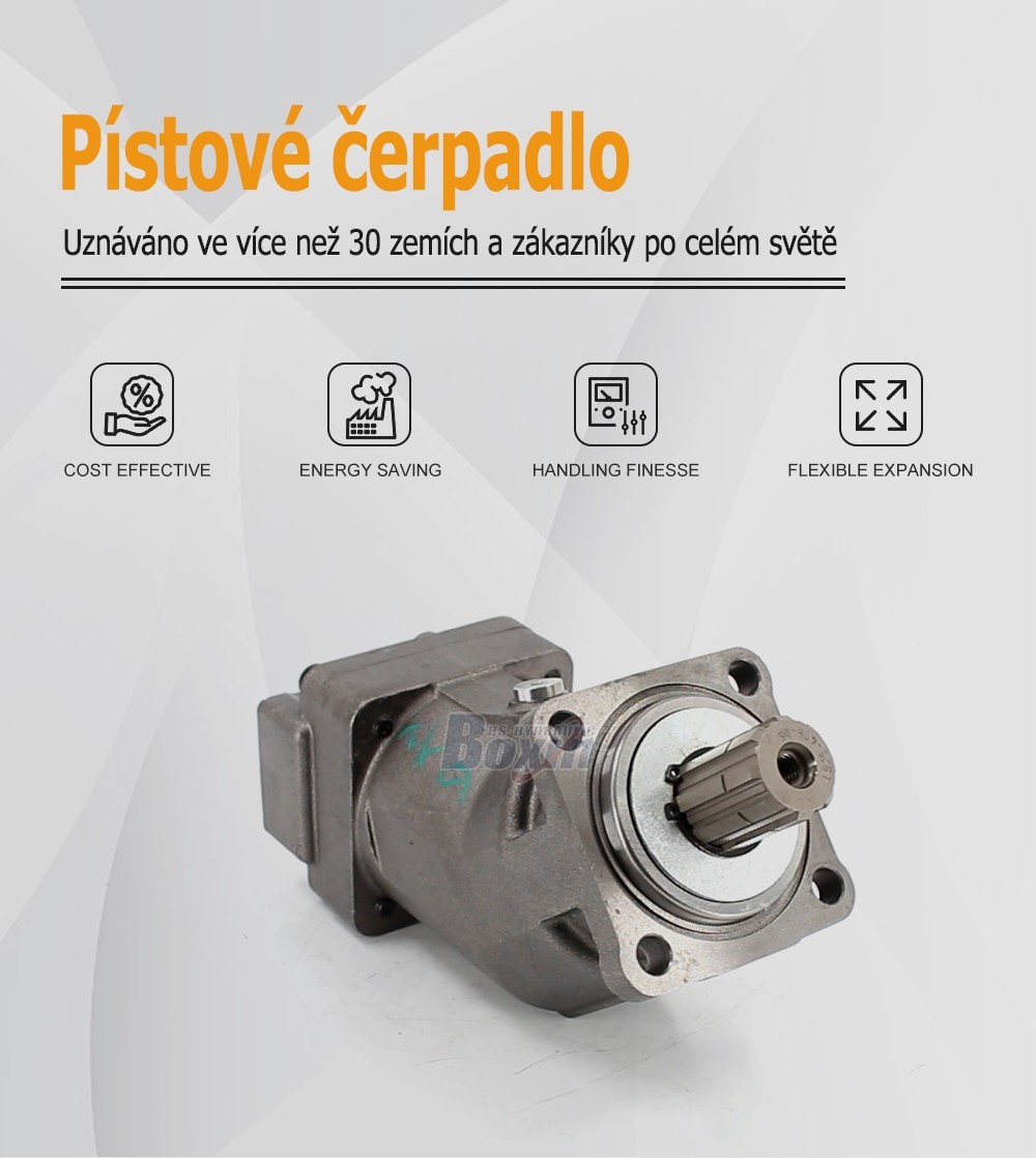 XPi-108L 108 cm³/ot 38 MPa (5511 psi) Hydraulické pístové čerpadlo