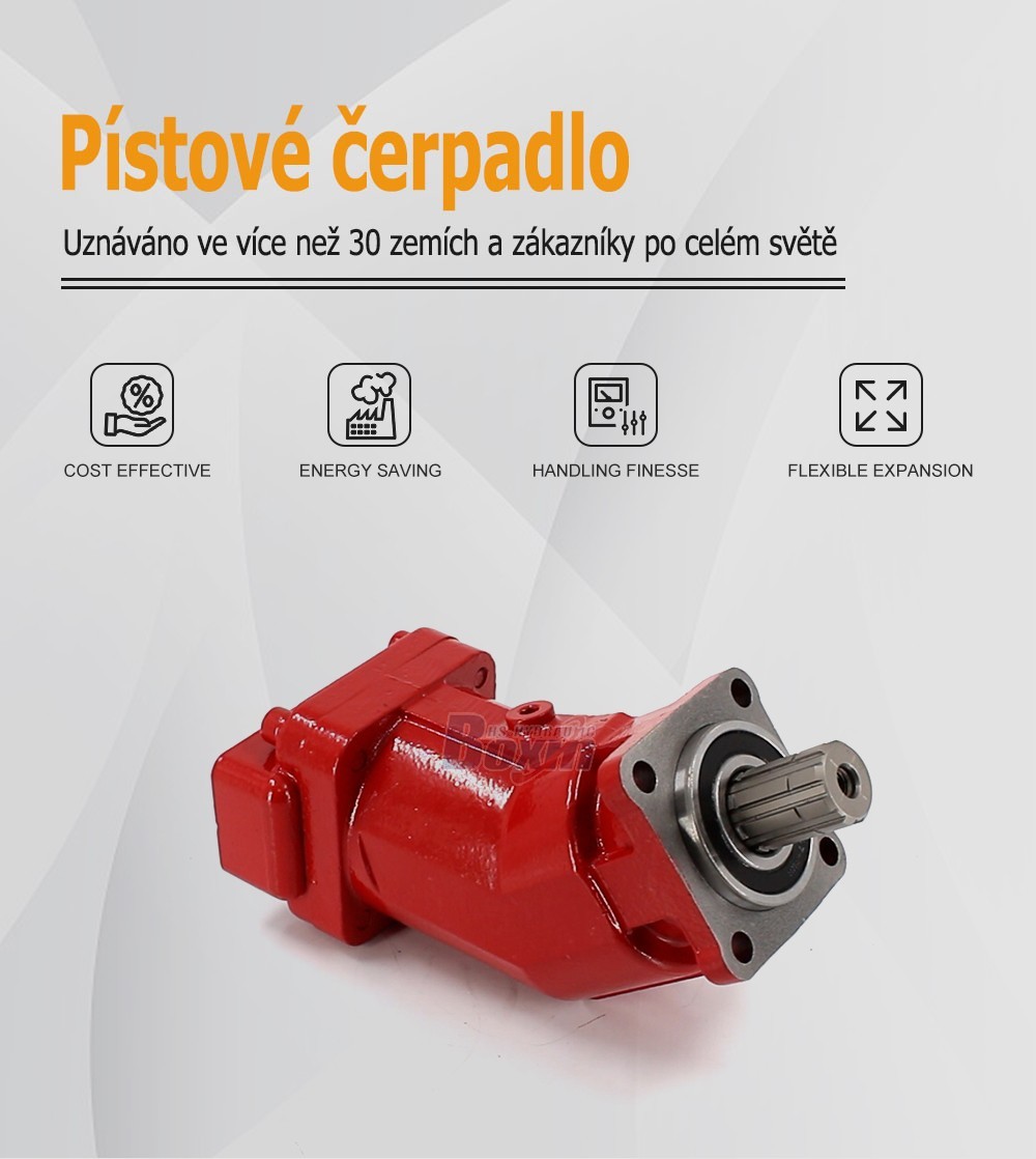 XPi-63L 63 cm³/ot. 38 MPa (5511 psi) Hydraulické pístové čerpadlo