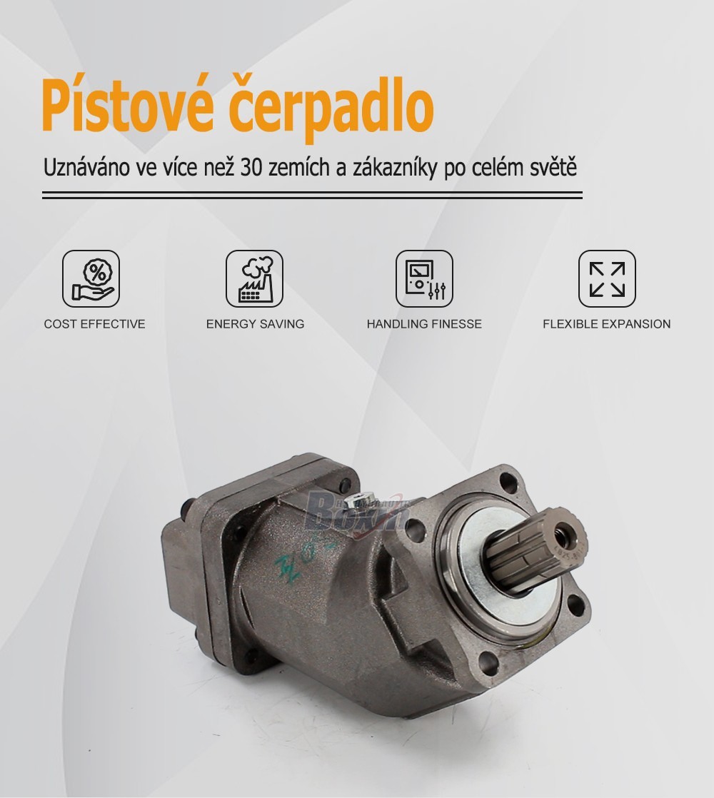 XPi-80L 80 cm³/ot. 38 MPa (5511 psi) Hydraulické pístové čerpadlo