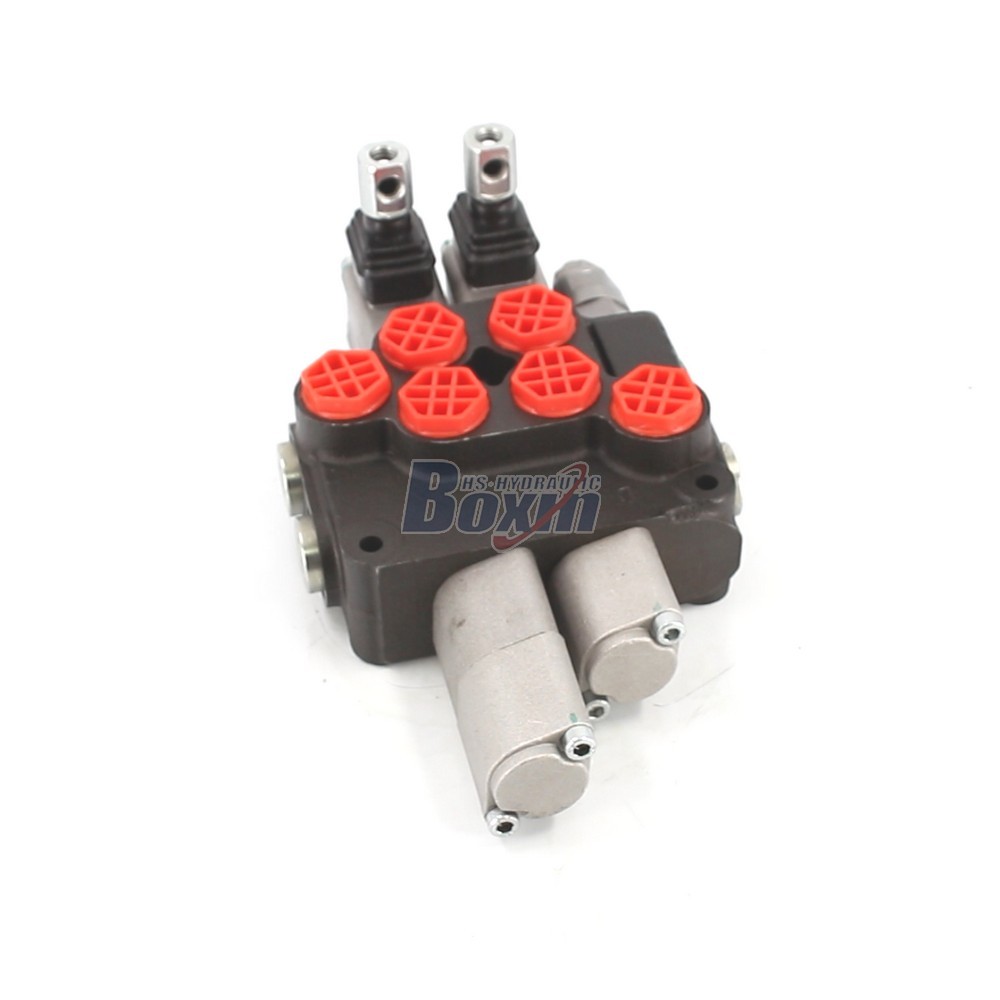 DCV20 Manual Hydraulic Monoblock Valve with 2 Spool Configuration main image