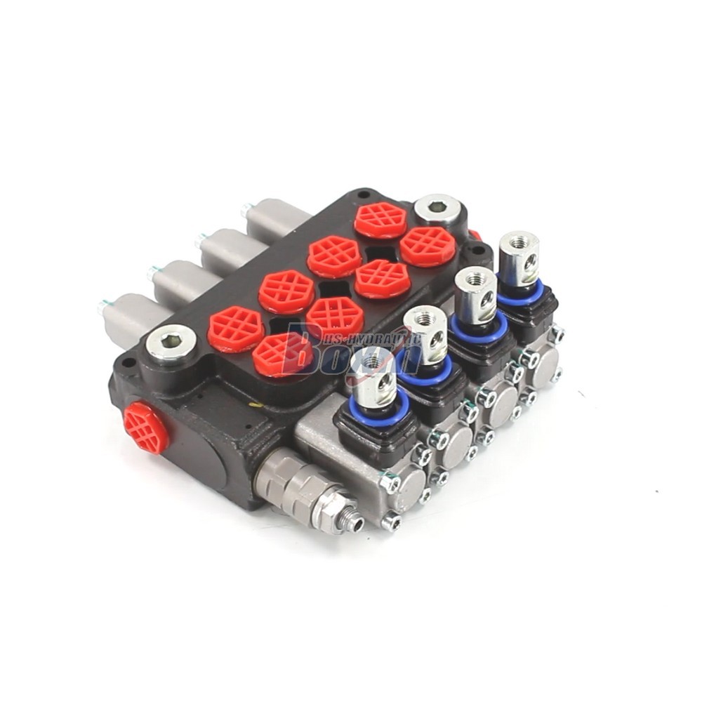 High Pressure DCV20 Series 4 Spool Hydraulic Control Valve cover photo
